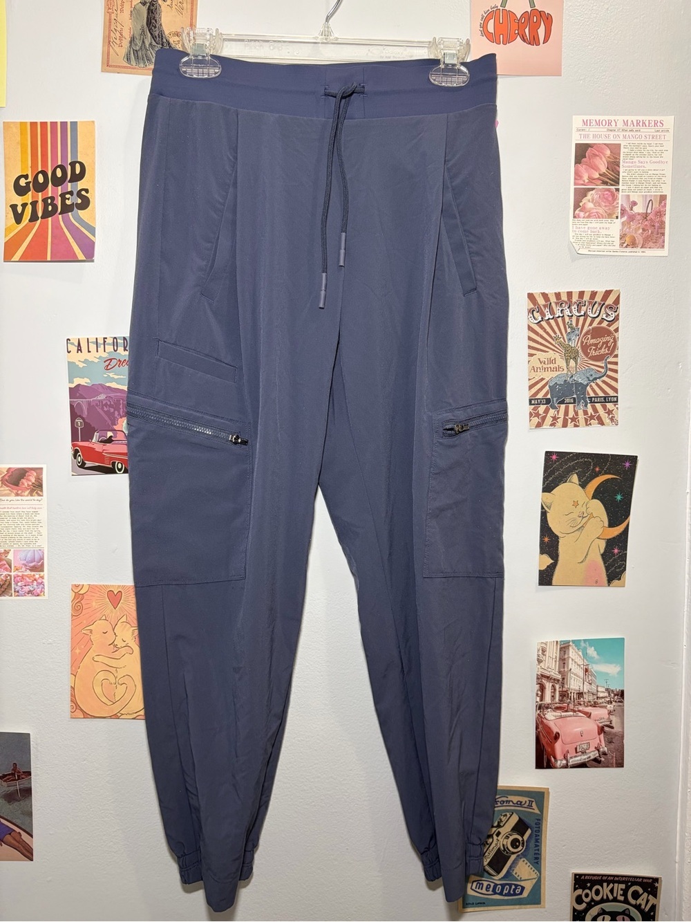 Athleta Dark Navy Cargo Jogger Pants